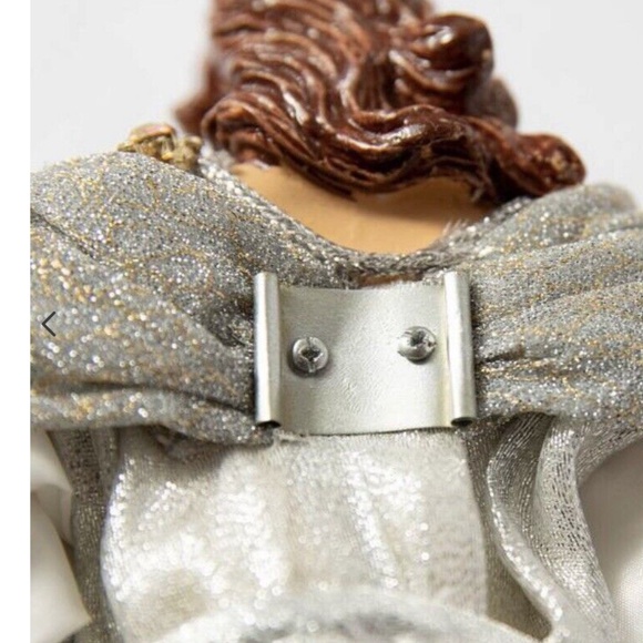 NWT Balsam Hill Silver Angel Christmas Tree topper - Picture 5 of 6